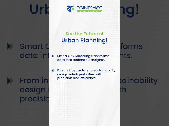 See the future of urban planning with Smart City Modeling by 3D Pointshot!