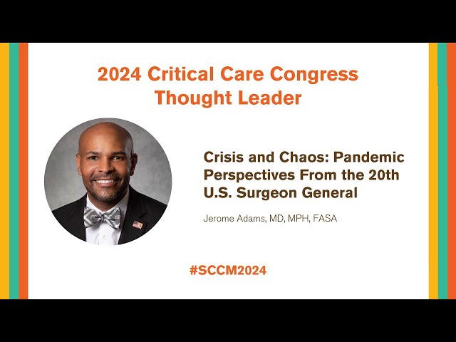 Thought Leader: Crisis and Chaos: Pandemic Perspectives From the 20th U.S. Surgeon General