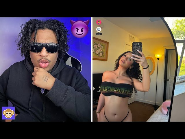 SHE GAVE ME A BETTER VIEW😈 (MONKEY APP & OMEGLE) *BEST MOMENTS*