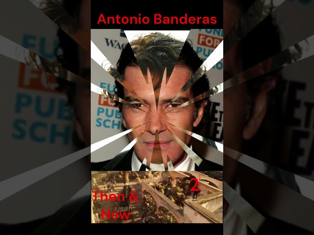 Antonio Banderas then and now #antoniobanderas  #cinema  #movie  #pedroalmodovar #penélopecruz