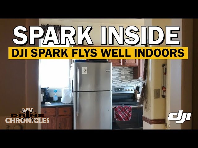 DJI Spark first indoor flight