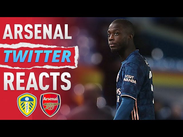 Nicolas Pepe RED Card vs Leeds... | Leeds 0-0 Arsenal | Arsenal Twitter Reacts