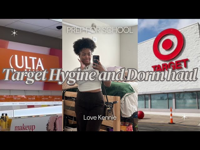 prep for back to college| target hygiene and dorm shopping