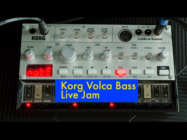 Korg Volca Bass Live Jam