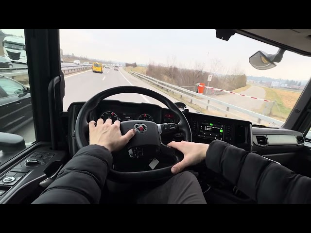 Driving Scania Autobahn A1 E25🇨🇭Just drive 4K