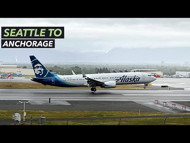 Alaska Airlines 737 MAX 9 Economy Class - Seattle to Anchorage - TRIP REPORT