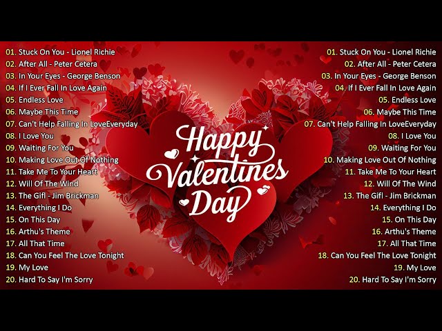 🎶 40 Best Valentine's Day Songs of All Time 💕 Best Love Songs Ever | Westlife, Shayne Ward 💖