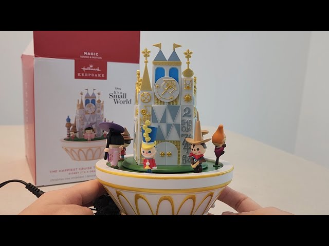 Hallmark Keepsake Ornament 2024, Disney It's a Small World The Happiest Cruise That Ever Sailed