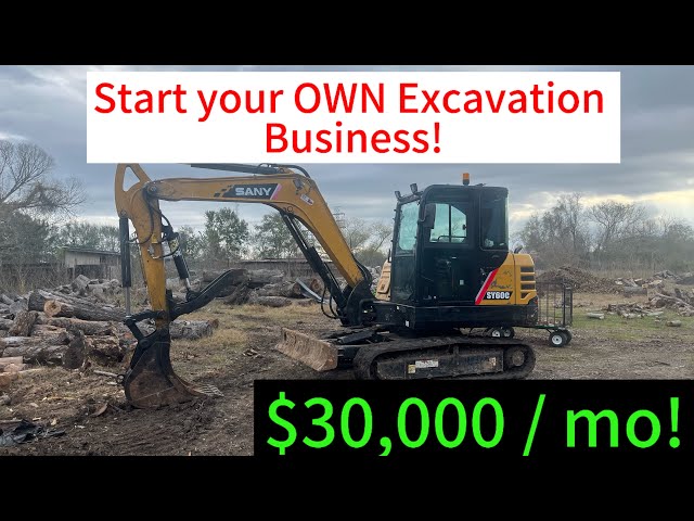 How to start your own Excavation business in 2025!