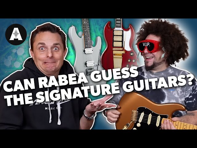 Rabea Signature Guitar Blindfold Challenge!