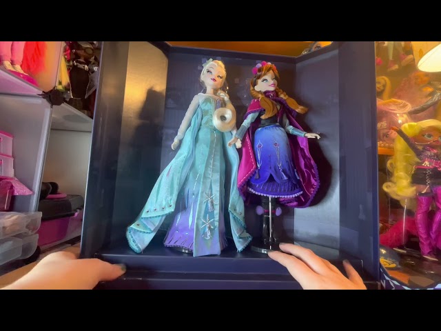 Dolls that can thaw a frozen heart! Elsa and Anna Disney LE Brittany Lee collector set unboxing