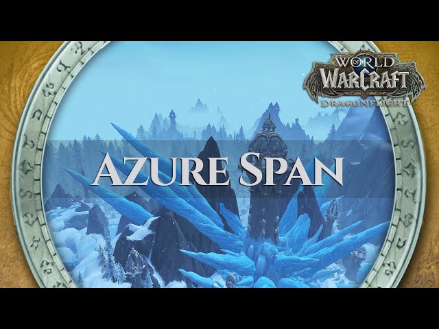 Azure Span - Music & Snow Ambience | World of Warcraft Dragonflight (Winter Veil Edition)