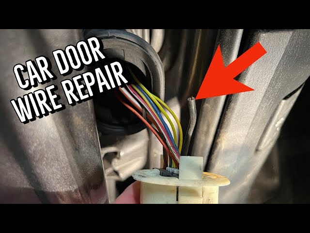 How To Fix Broken Wire In Car Door