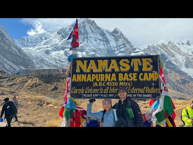 Annapurna Base Camp Trek! (6 days) - Nepal Travel Vlog / Short Film 2024!