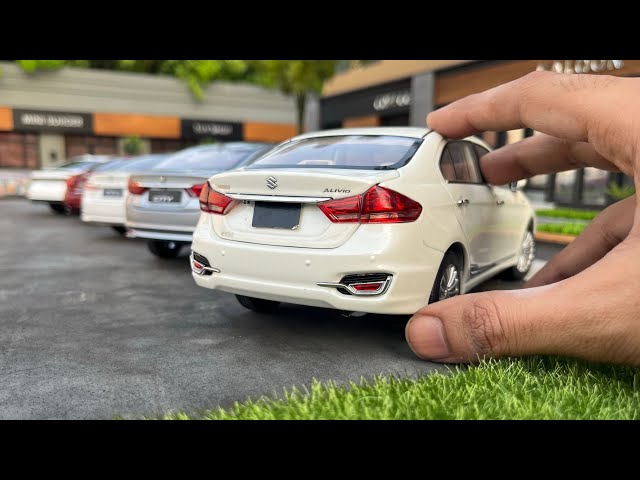 Most Realistic Japanese Sedans 1/18 Scale | Street Parking Diecast Model Cars