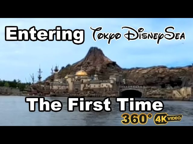 360° Video of the first time walking into Tokyo DisneySea