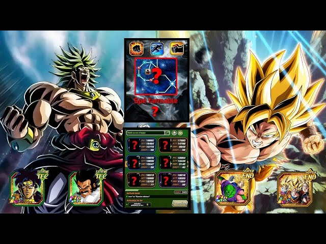 TOUT SAVOIR SUR LES PERSOS P1 : BROLY GOKU LR PARAGUS PICCOLO VEGETA : ARBRE + TEAMS : ROAD TO 20K