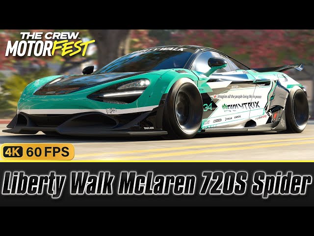 The Crew Motorfest - Liberty Walk McLaren 720S Spider | FULLY UPGRADED | PRO SETTINGS