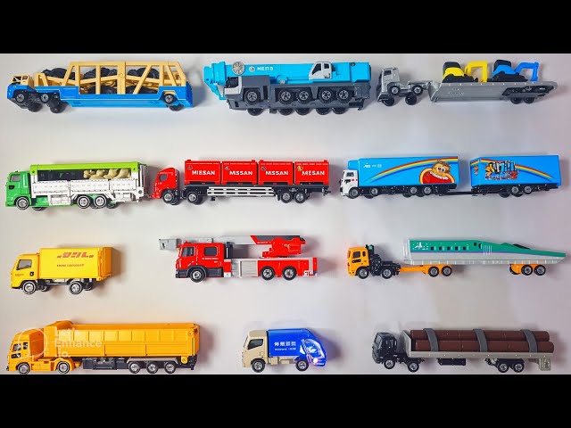 Toy Truck and Cars For Toddlers with Tomica | Learn Truck for Children | Truck For Kids