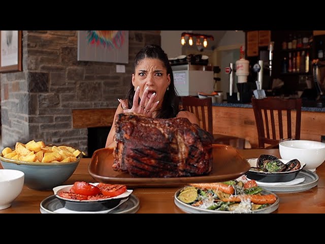 THE ASHVILLE STEAKHOUSE 96oz T-BONE STEAK CHALLENGE THAT 50+ PEOPLE HAVE FAILED! | @LeahShutkever