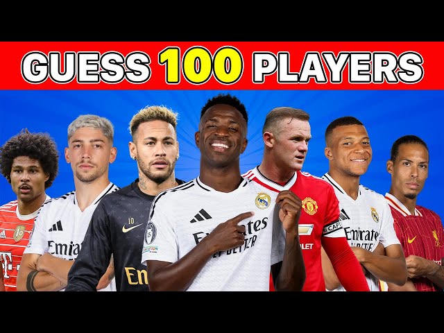 GUESS 100 FOOTBALL PLAYERS IN 3 SECONDS ⚽️ FOOTBALL QUIZ 2024