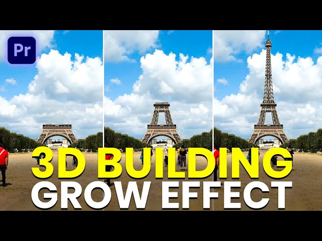 3D Building GROW EFFECT - Premiere Pro Tutorial