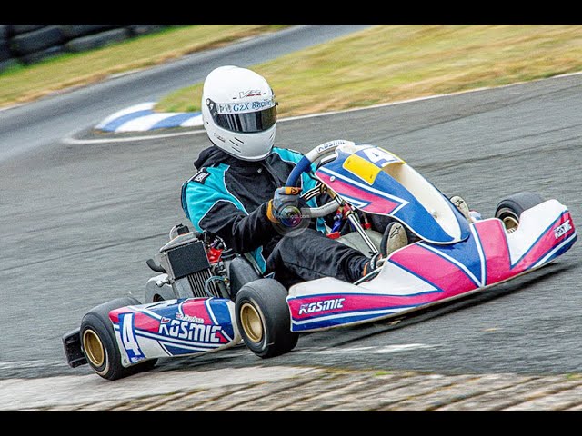 Onboard with George H karting at Hooton Park, Senior Rotax