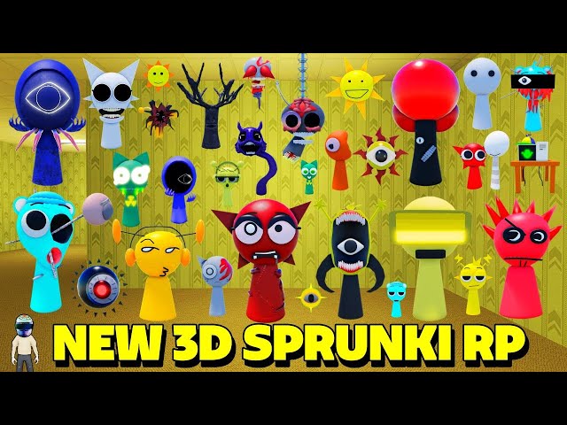 How to get ALL 33 Morphs & Badges |  3D Sprunki RP ! #roblox #sprunki #mindude