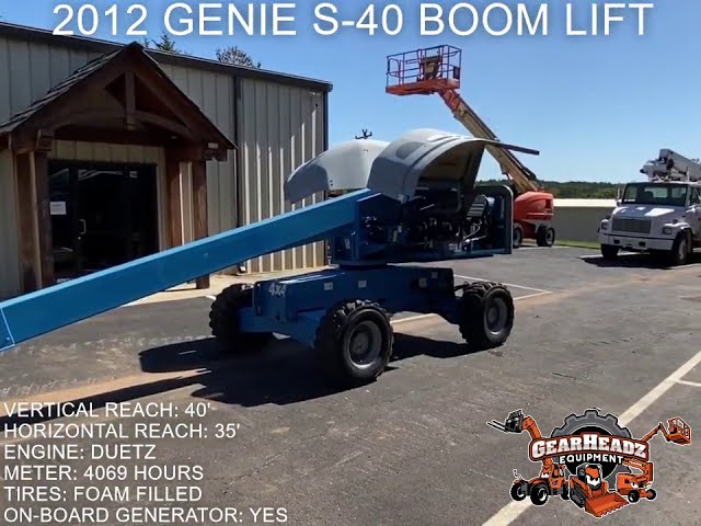 TEST DRIVE - 2012 GENIE S-40 BOOM LIFT - GEARHEADZ