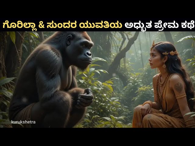 ಗೊರಿಲ್ಲಾ ಮತ್ತು ಸುಂದರ ಯುವತಿಯ ರಹಸ್ಯ ಪ್ರೇಮ ಕಥೆ A Secret Love Story of Gorilla and a Beautiful Girl