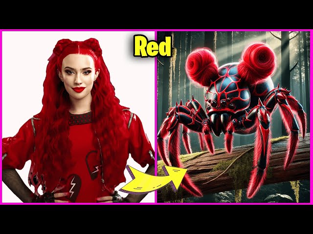 DESCENDANTS THE RISE OF RED CHARACTERS AS SPIDER