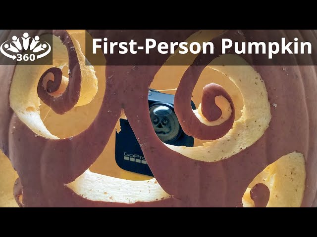 First-Person Pumpkin in 360°