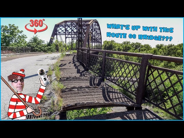 360 VR video of Route 66 Bridge in East St. Louis - MacArthur bridge