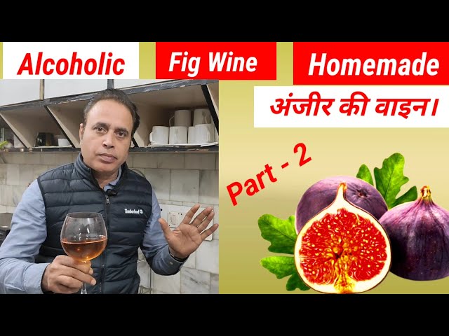 घर में बनाएं अंजीर की वाइन। // Wine Making At Home // Part 2