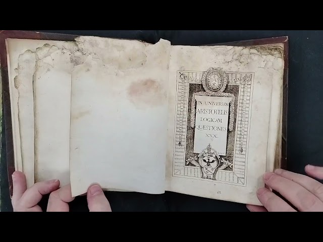 Penn Library's Ms. Codex 1666 - Ars logicae : in Aristotelis Logicam Quaestiones (Video Orientation)