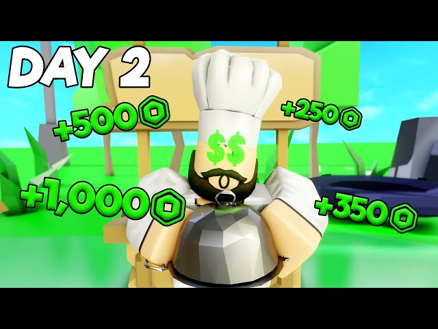 0 to 10k Robux Challenge on an Alt - Day 2 (Roblox Pls Donate)