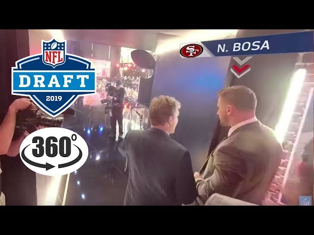 Behind the Scenes of the NFL Draft in 360!