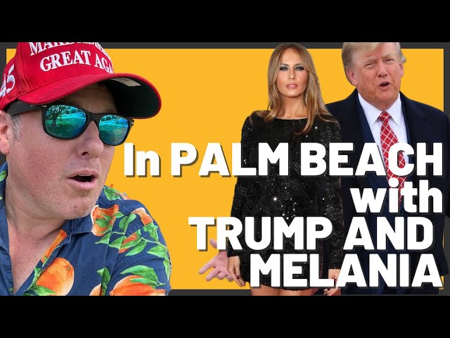 Spending the Day with Donald Trump & Melania in Palm Beach