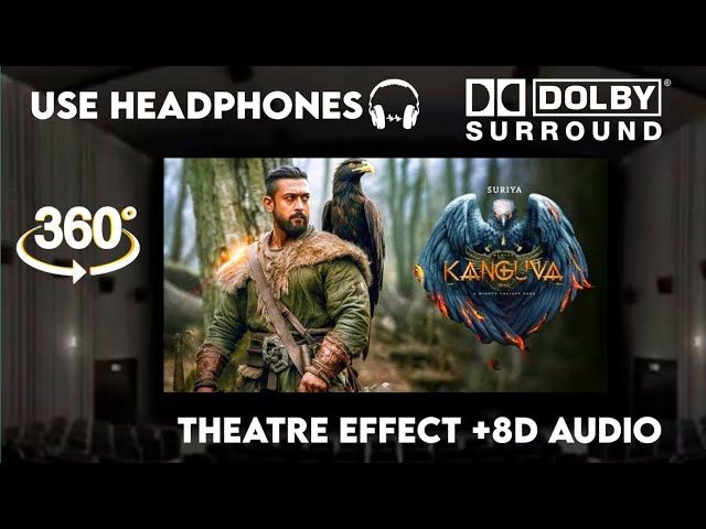 Kanguva - Glimpse |Theatre Experience Dolby  Surround  sound  8D Audio Suriya, Disha Patani