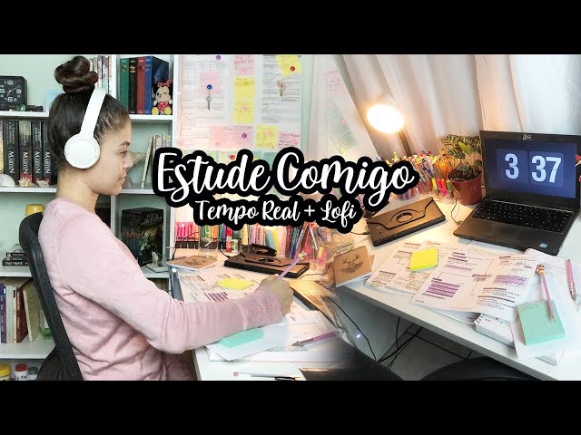 ♡ ESTUDE COMIGO POR 1 HORA SEM PAUSA + lofi ♡ Nia Teixeira #1