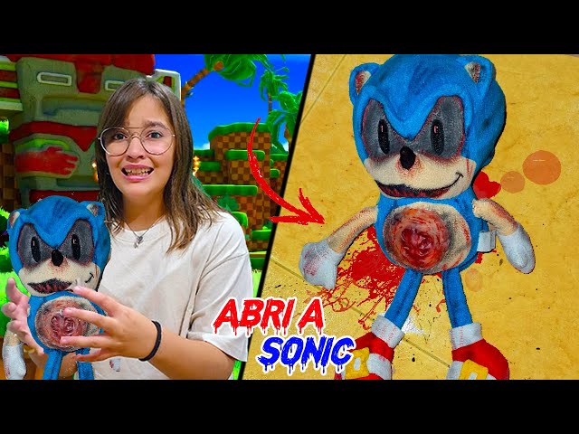 ABRÍ un PELUCHE de SONIC y me dice que DESTRUIRA al MUNDO☠️🔵⚡🫶 l Isa Bunny 🐰💙