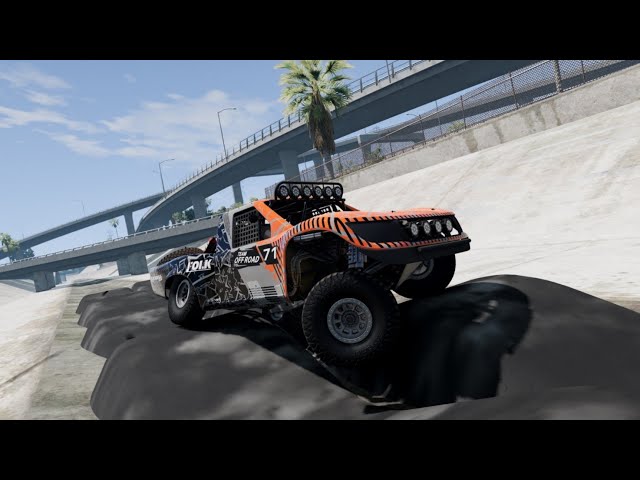 REALISTIC SUSPENSION TEST - BeamNG Drive - BeamNG TrailsX