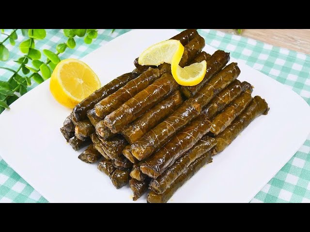 Secret and Tips for rolling stuffed vine leaves easily