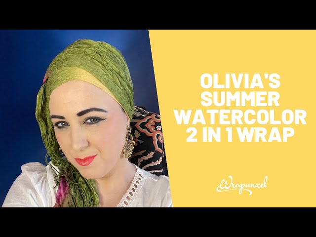 Olivia's Summer No-Shaper Watercolor 2 in 1 Wrap