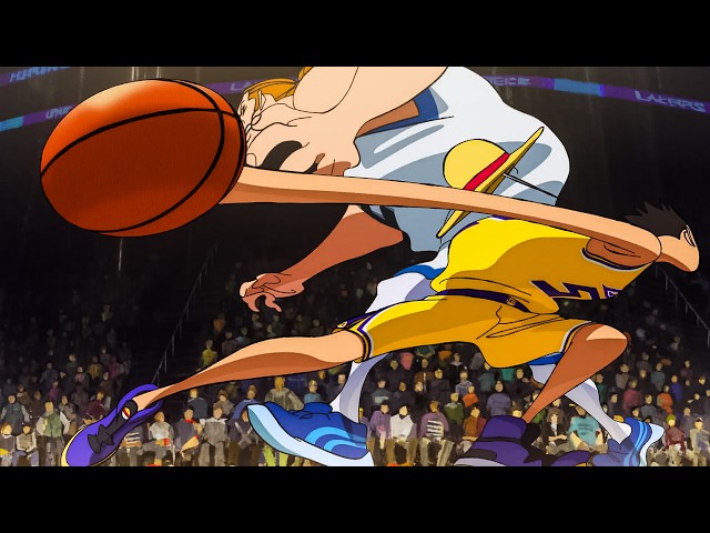 ONE PIECE  x NBA LOS ANGELES LAKERS「 Sport AMV」-  Push Me Down 🏀