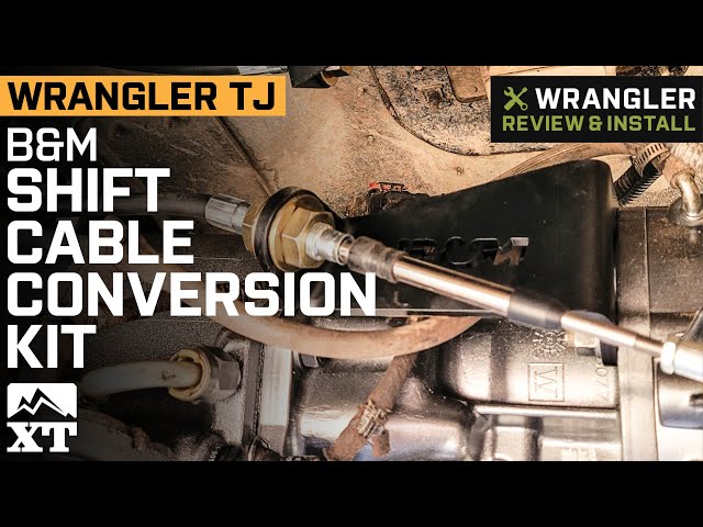 Jeep Wrangler TJ B&M Heavy Duty Transfer Case Shift Cable Conversion Kit Review & Install