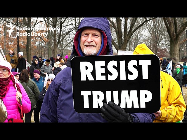 Thousands Protest At ‘People’s March’ Before Trump Inauguration