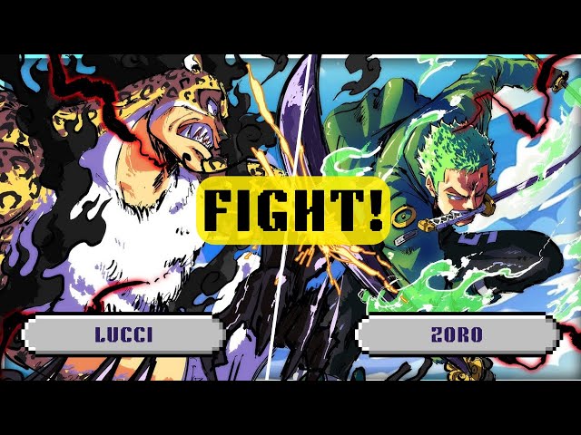 Lucci (ルッチ) vs. Zoro (ゾロ)