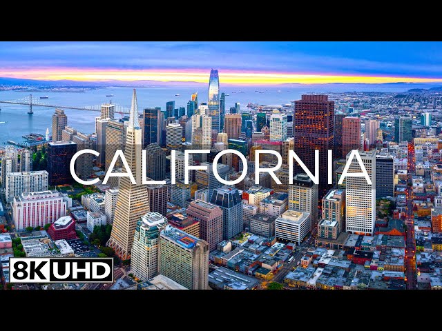 California 8K Video Ultra HD 120 FPS - Home of iPhone || 8K Aerial Video