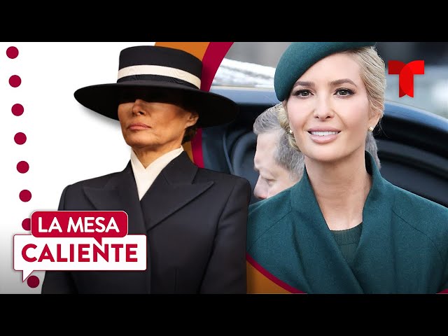 Melania e Ivanka Trump llaman la atención con sus atuendos en la toma de posesión | La Mesa Caliente